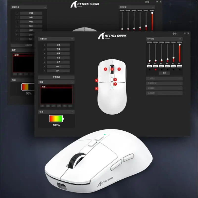 Mouse Attack Shark X6 Bluetooth