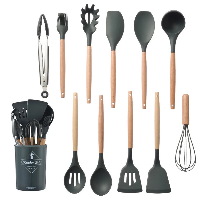 Conjunto de utensílios de cozinha